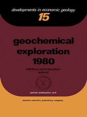 cover image of Geochemical Exploration 1980